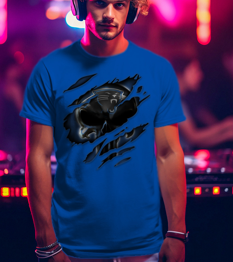 Carolina Panthers 49 Claw Mark T-Shirt