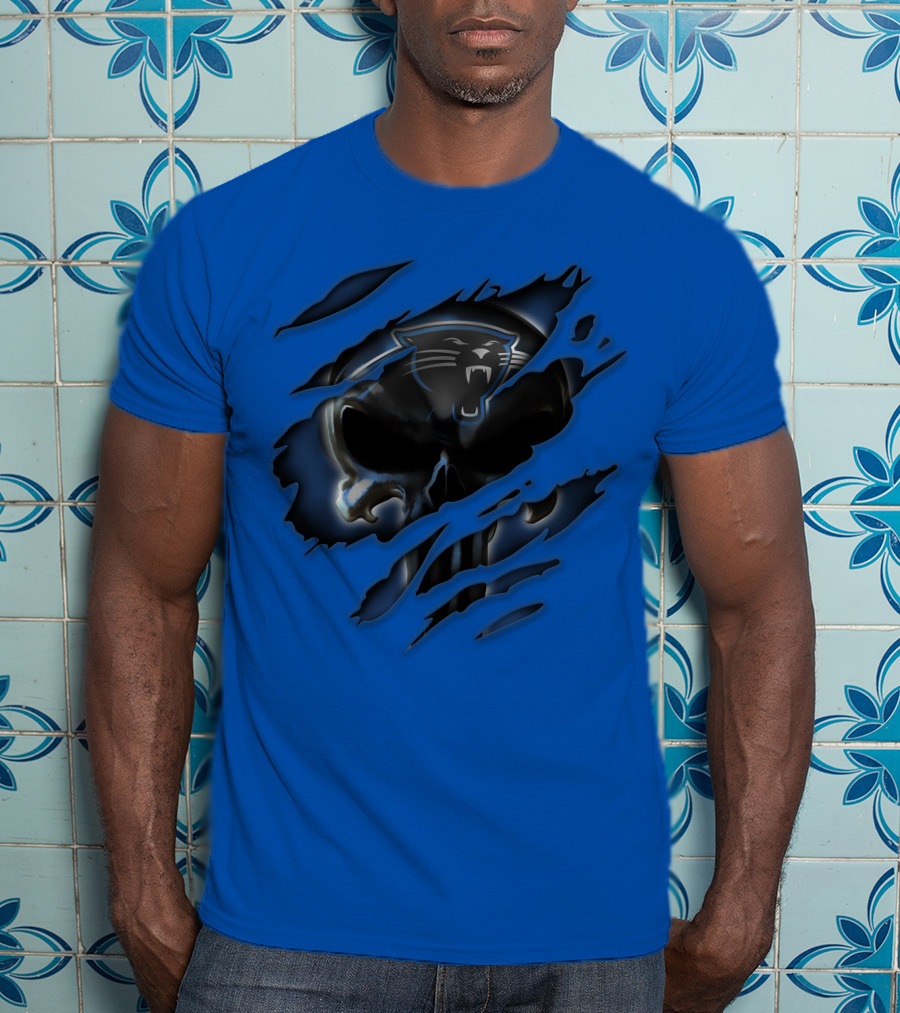 Carolina Panthers 49 Claw Mark T-Shirt