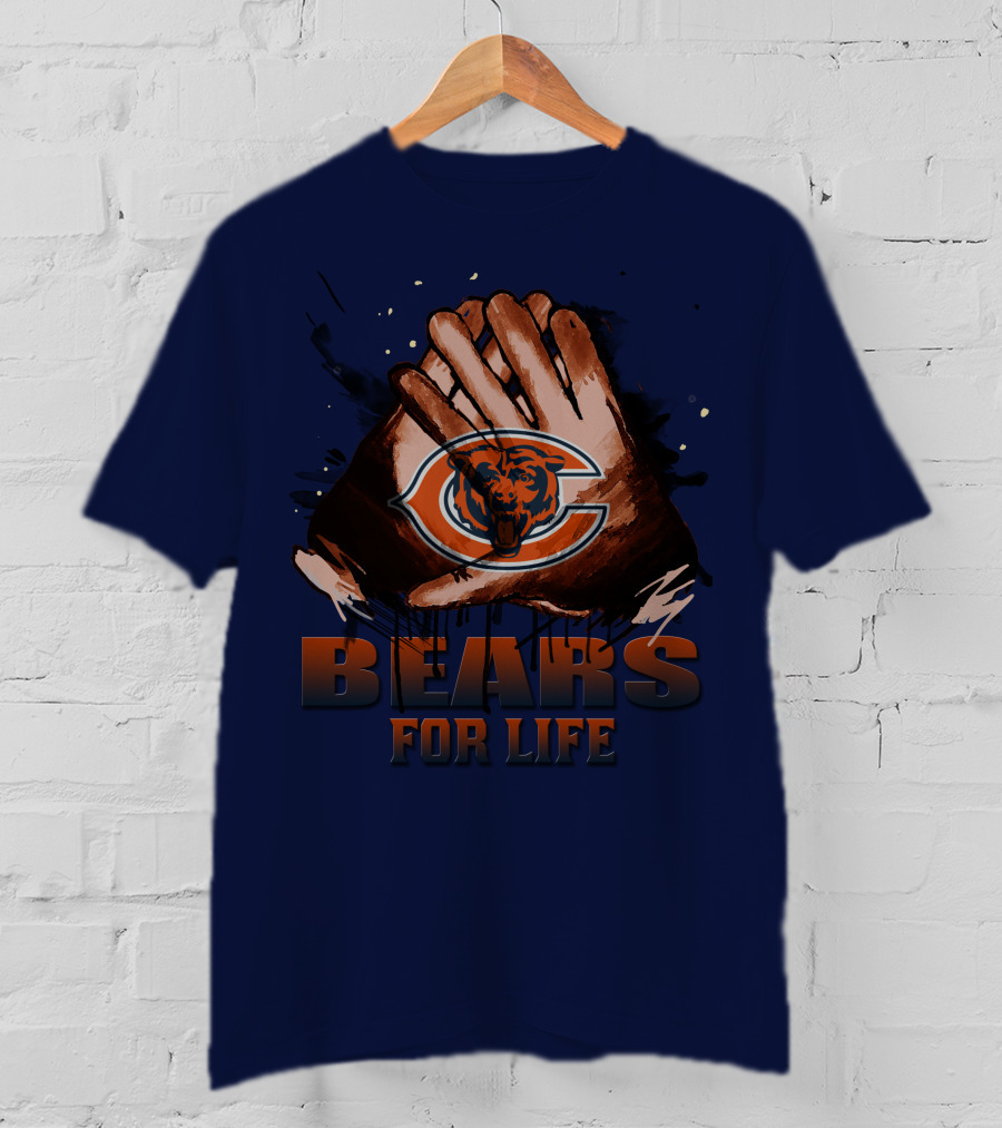 Chicago Bears For Life Logo T-Shirt