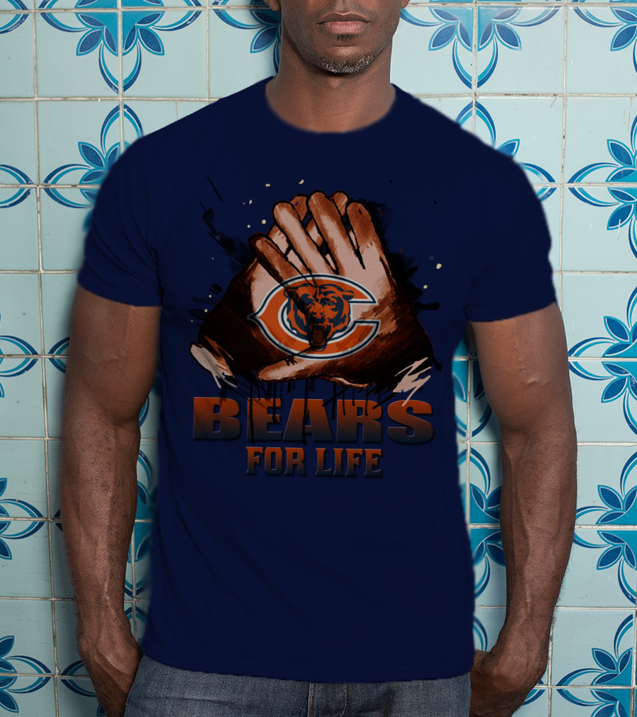 Chicago Bears For Life Logo T-Shirt