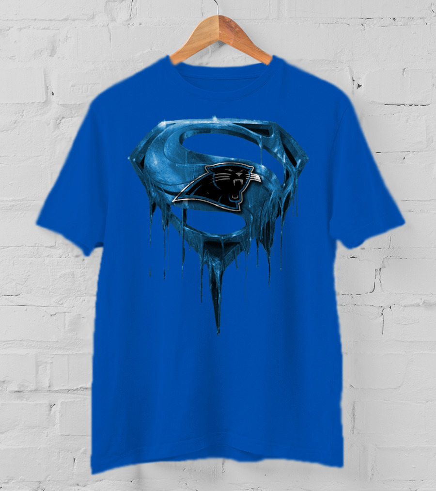 Spm Carolina Panthers Superman Ice T-Shirt