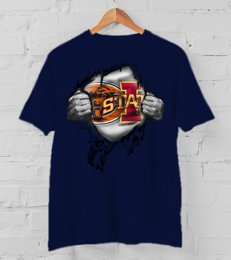 Chicago Bears Iowa State Cyclones T-Shirt