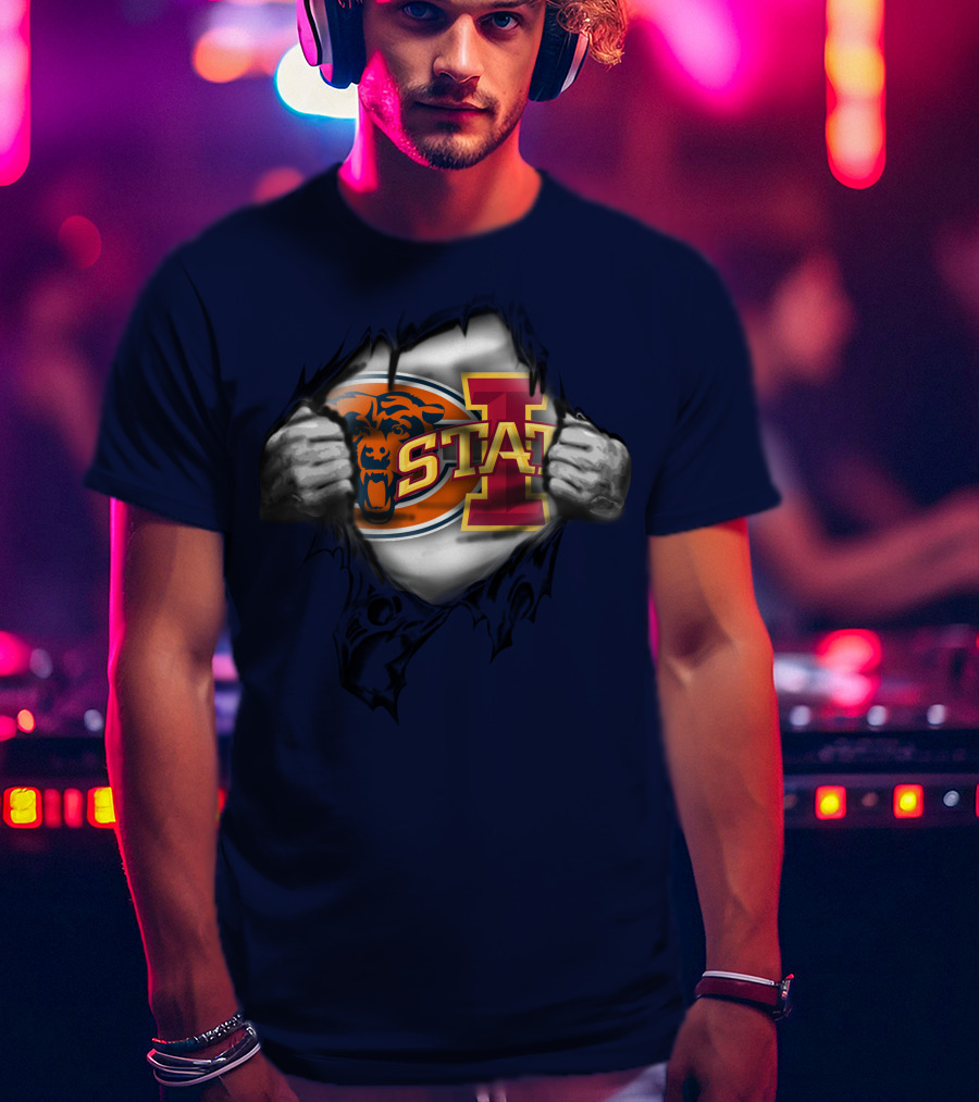 Chicago Bears Iowa State Cyclones T-Shirt