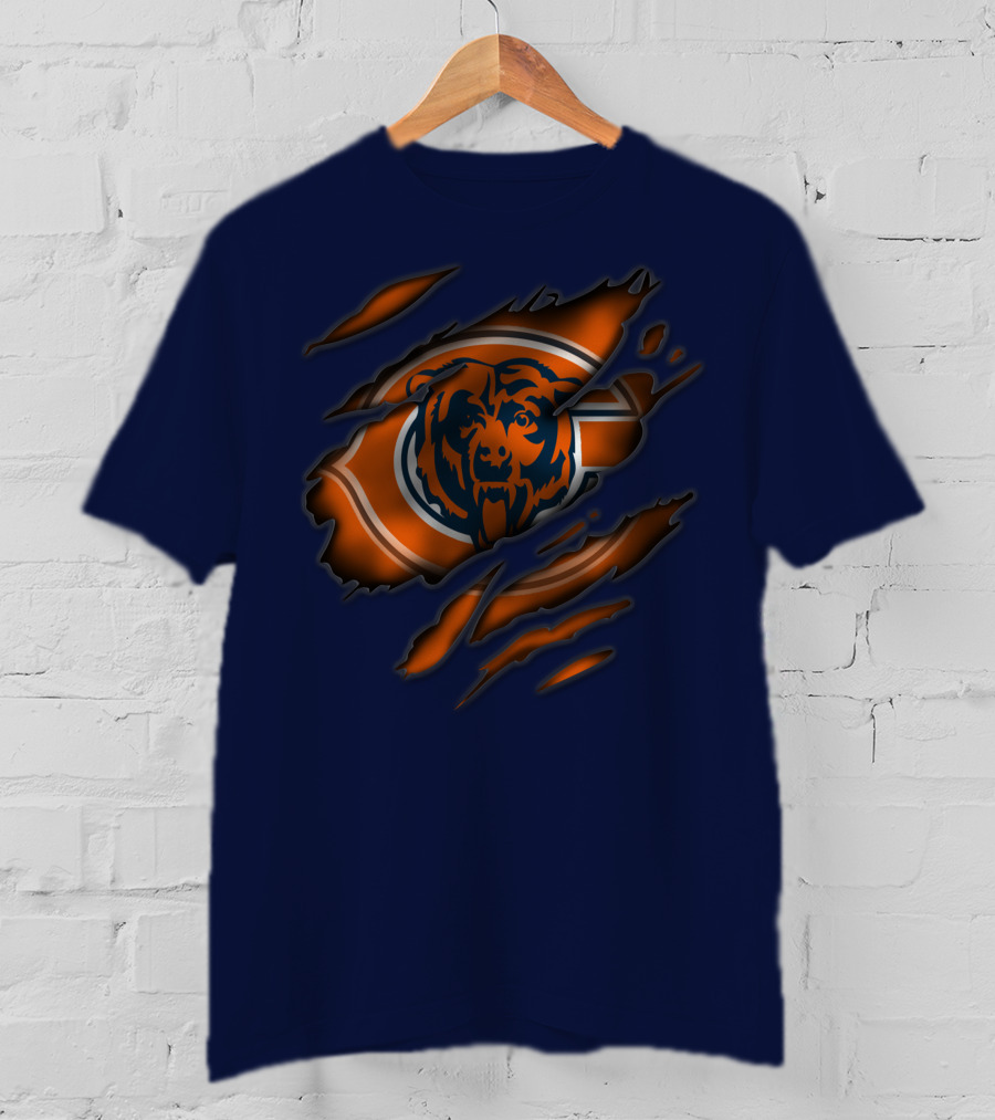 Chicago Bears 42 Claw Scratches T-Shirt