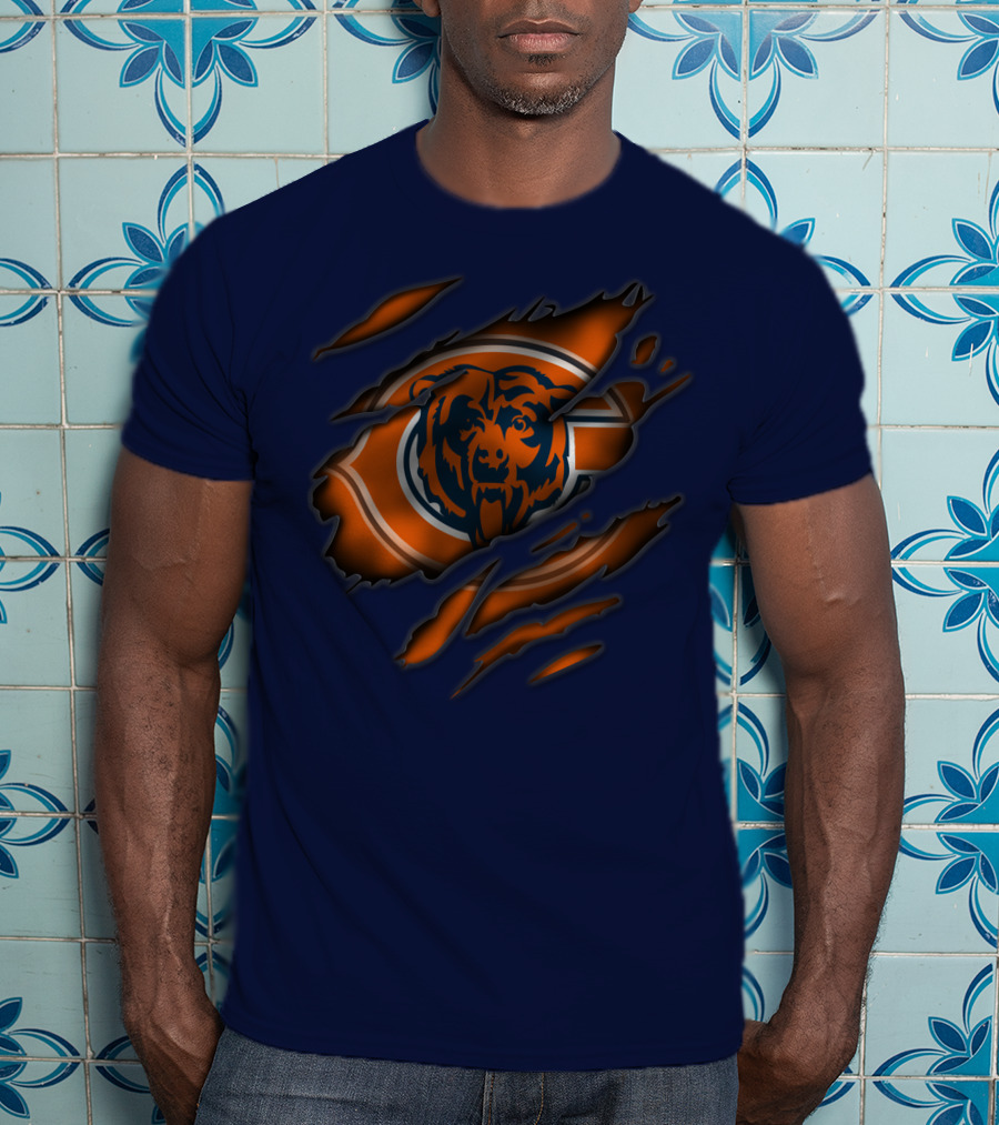Chicago Bears 42 Claw Scratches T-Shirt