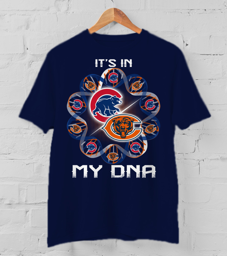 It's In My Dna Chicago Bears Logos T-Shirt