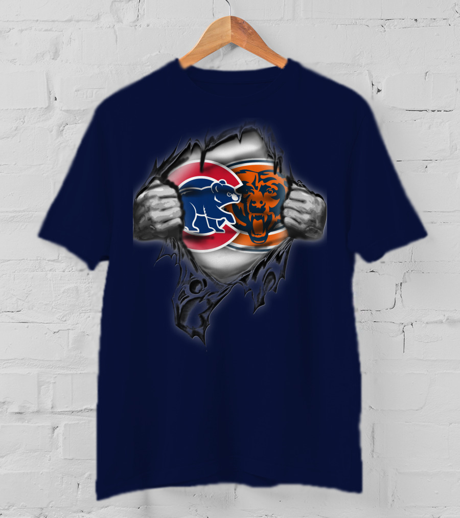 Chicago Bears Cubs Fusion 61 T-Shirt