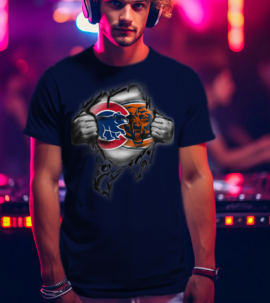 Chicago Bears Cubs Fusion 61 T-Shirt