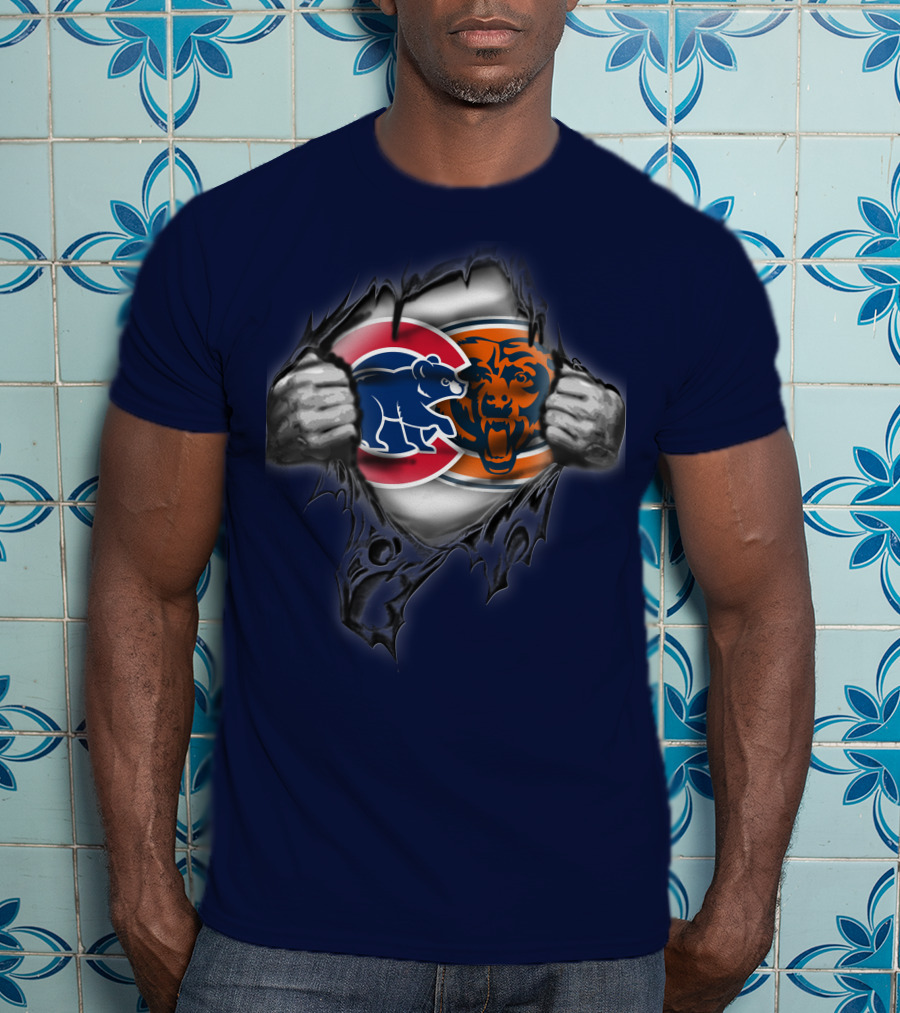 Chicago Bears Cubs Fusion 61 T-Shirt