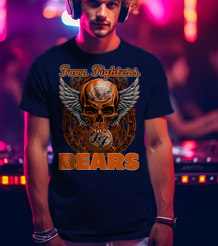 Fooz Fighters Chicago Bears T-Shirt
