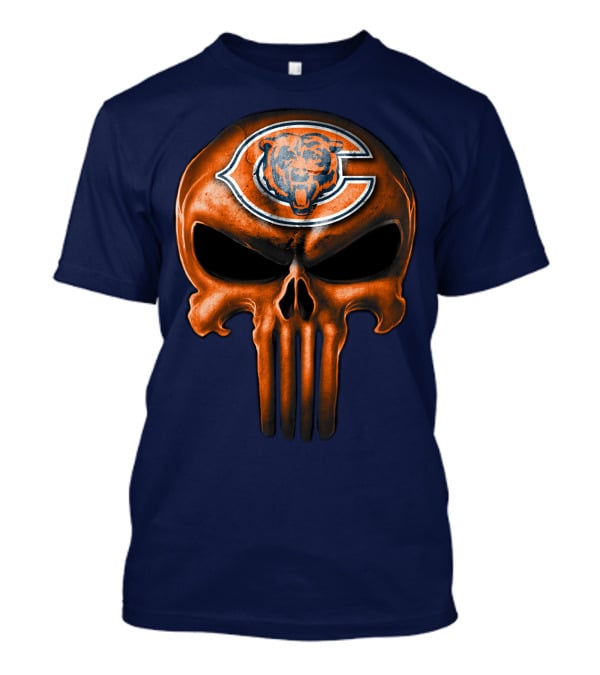 Skull Chicago Bears T-Shirt