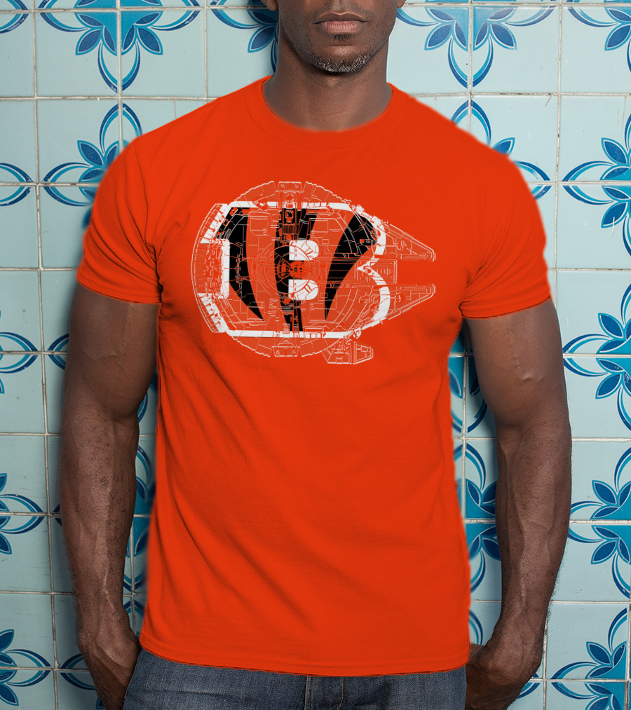 Cincinnati Bengals Millennium Falcon T-Shirt