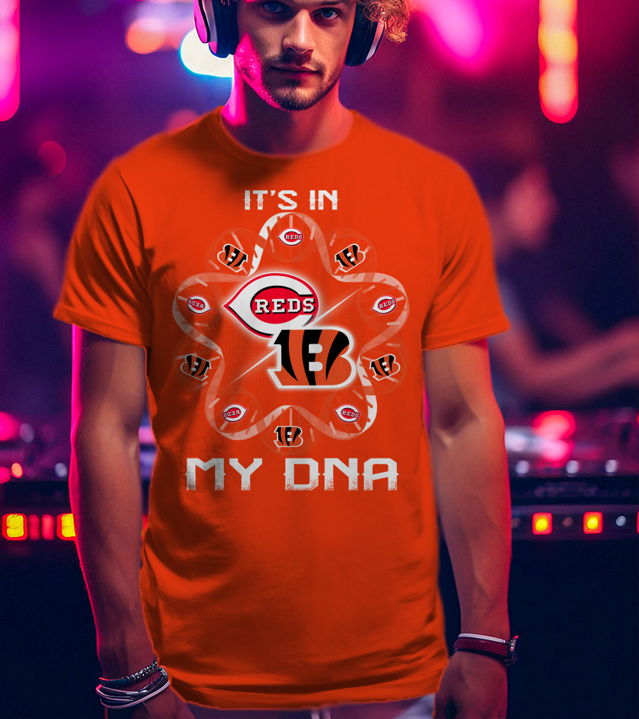 It's In My Dna Cincinnati Bengals Reds T-Shirt