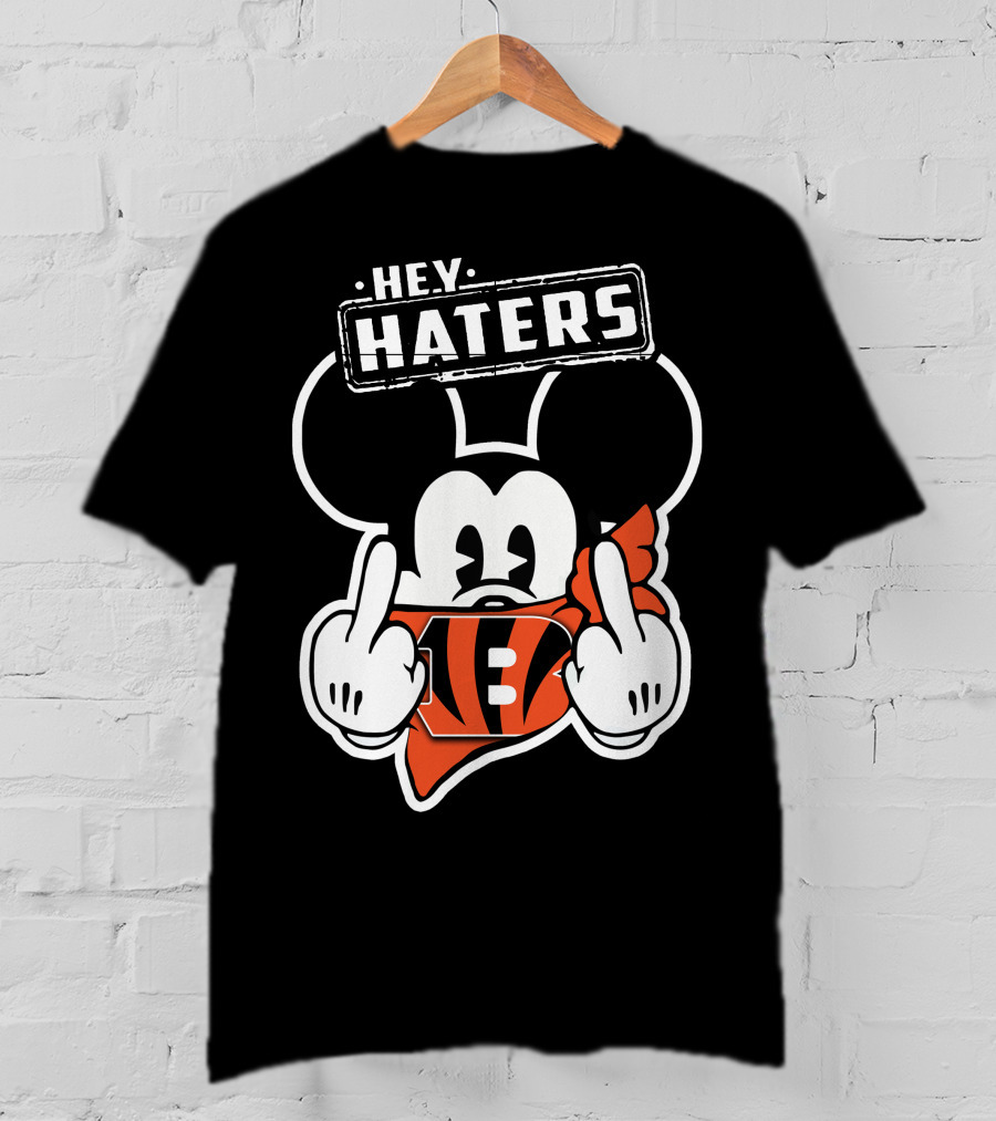HEY HATERS Mick CINCINNATI BENGALS T-Shirt