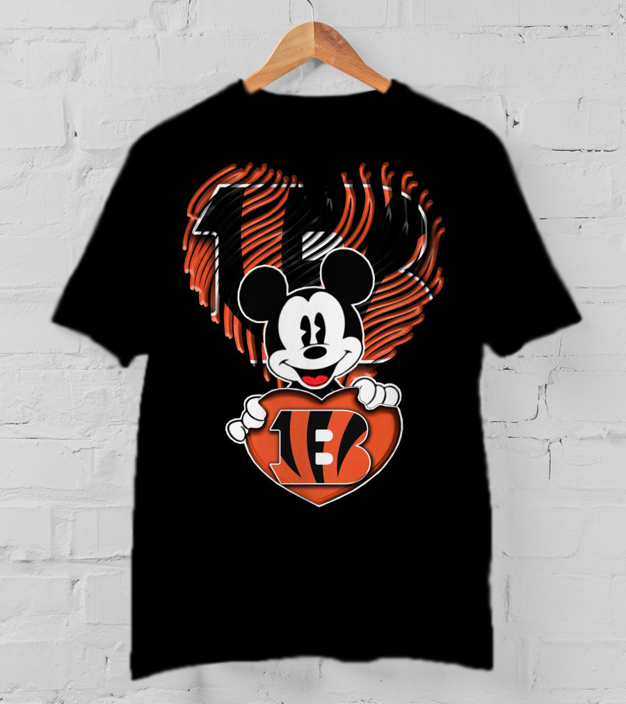 Mickey Mouse Cincinnati Bengals T-Shirt