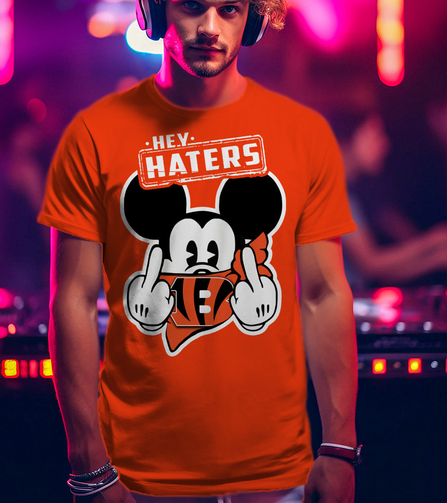 Hey Haters Mick V2 Cincinnati Bengals T-Shirt