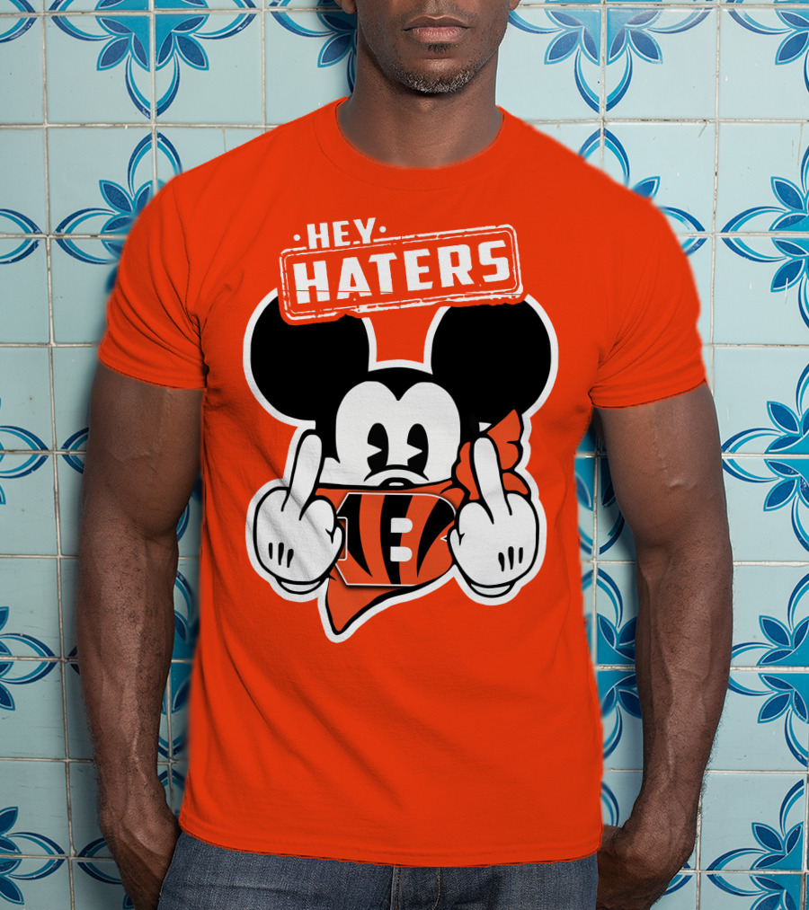 Hey Haters Mick V2 Cincinnati Bengals T-Shirt