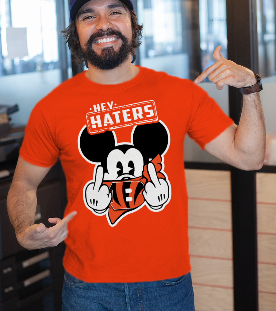 Hey Haters Mick V2 Cincinnati Bengals T-Shirt
