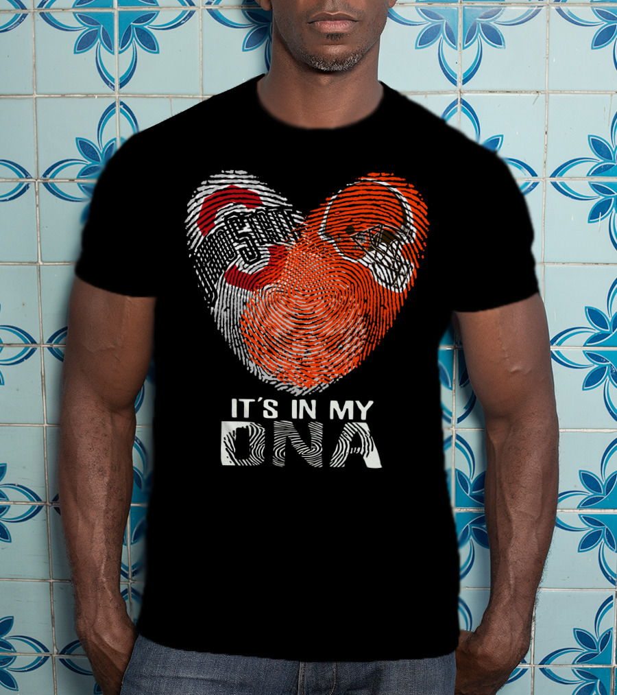 It's In My Dna Cleveland Browns Ohio State Buckeyes T-Shirt