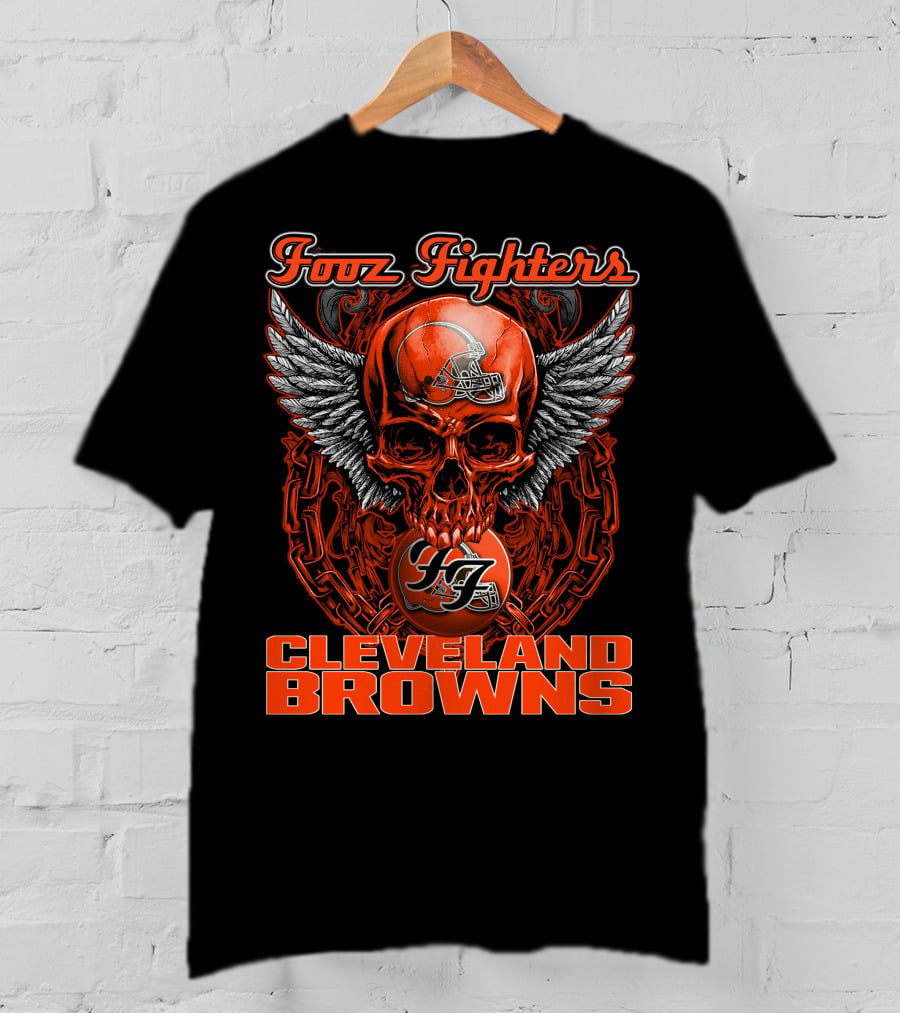 Fooz Fighters Cleveland Browns T-Shirt