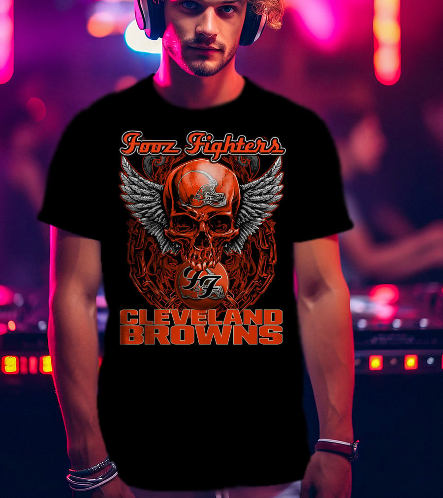 Fooz Fighters Cleveland Browns T-Shirt