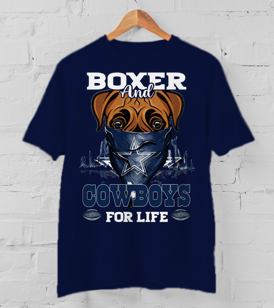 Boxer And Cowboys For Life T-Shirt