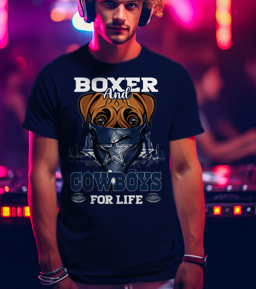 Boxer And Cowboys For Life T-Shirt