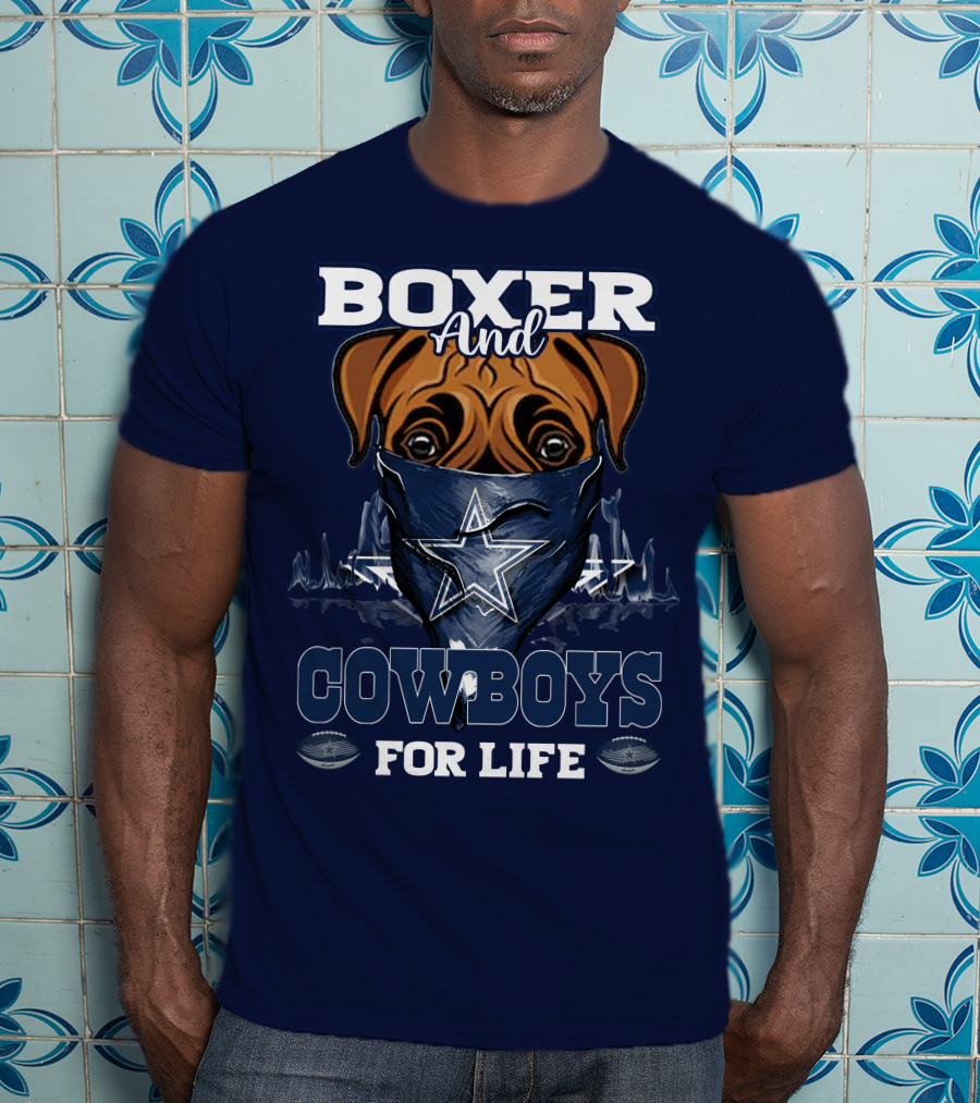 Boxer And Cowboys For Life T-Shirt