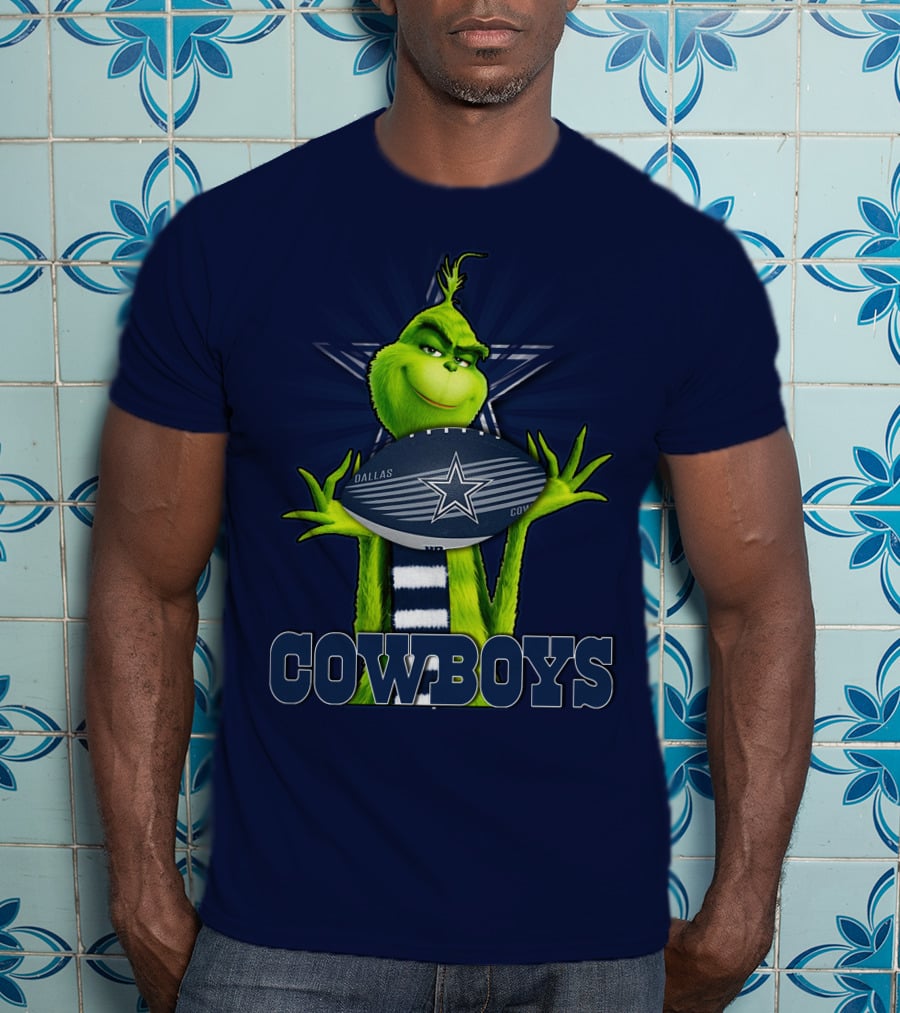 Grinch Dallas Cowboys Football T-Shirt
