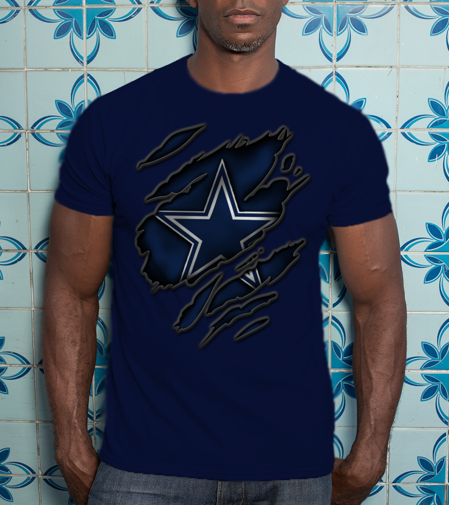 Torn Dallas Cowboys Star T-Shirt