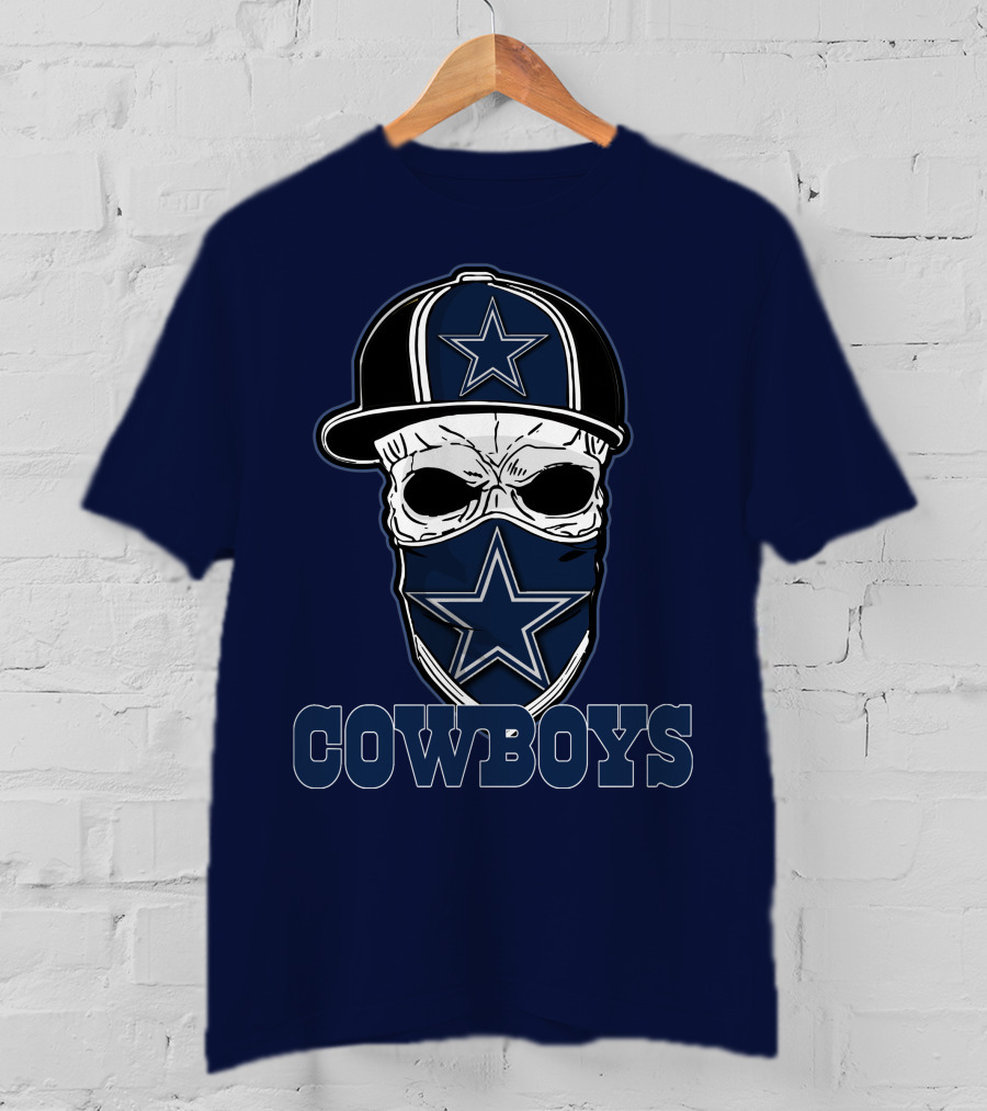 Cowboys Skull Star Hat T-Shirt