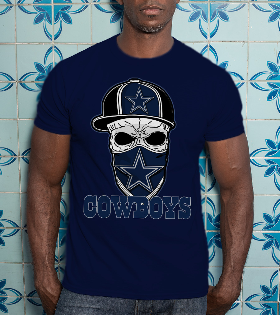 Cowboys Skull Star Hat T-Shirt