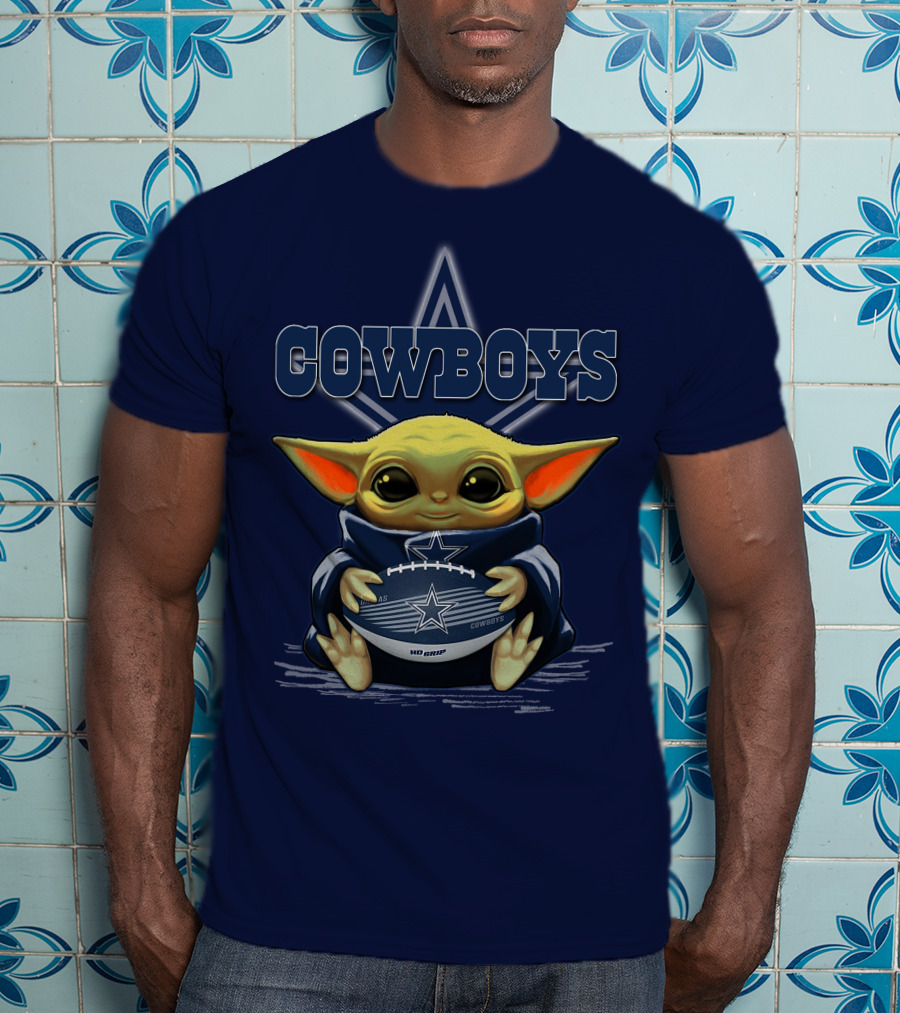 Yoda Cowboys Football Star Wars Dallas Fan Gear T-Shirt