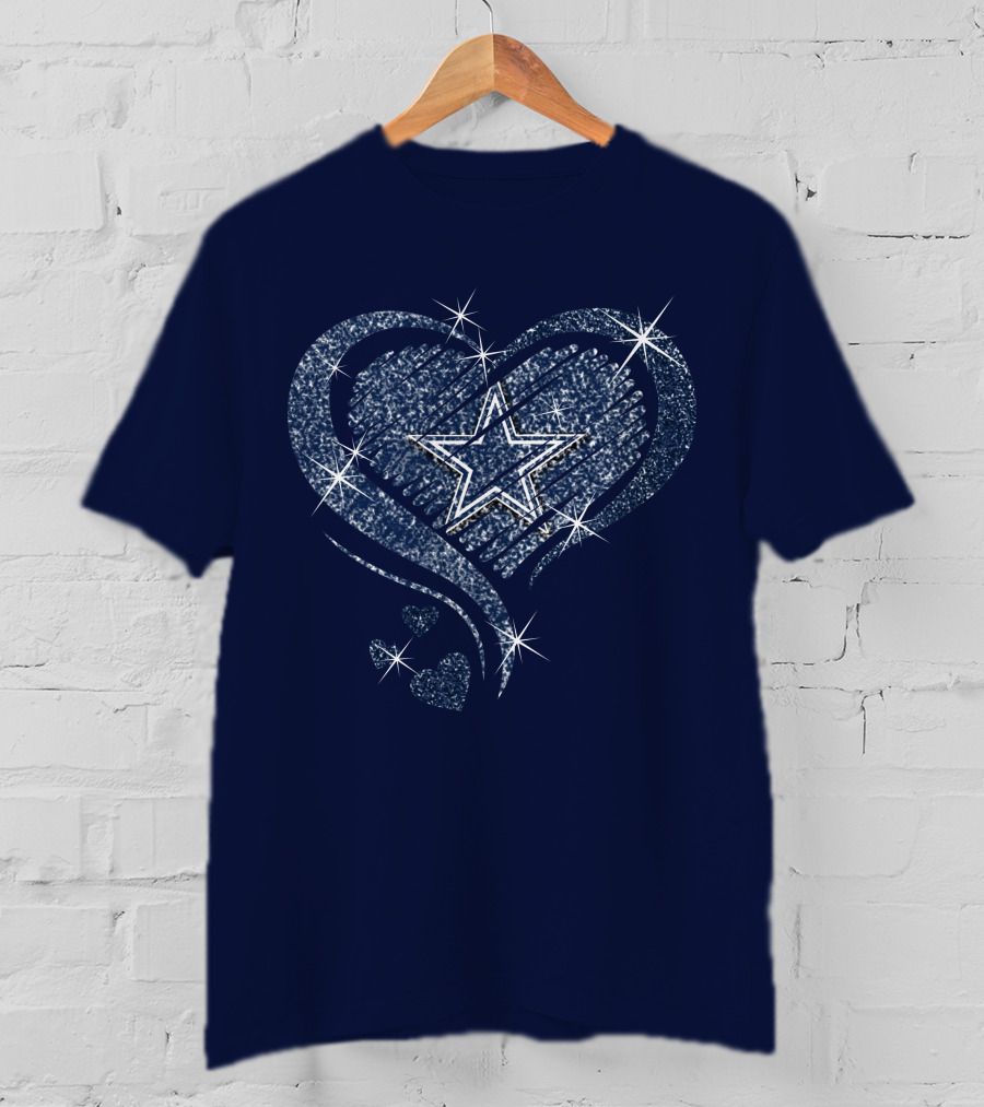 Heart Diamond Star DALLAS COWBOYS T-Shirt