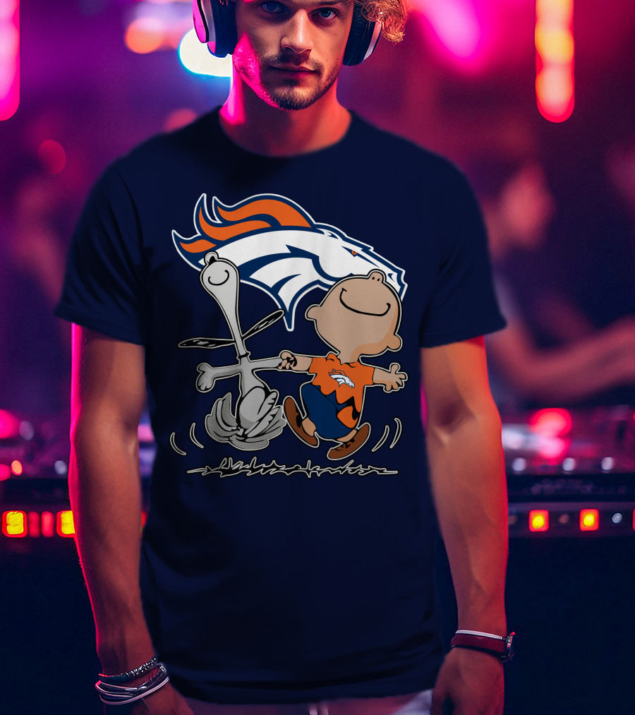 Denver Broncos Dancing Characters T-Shirt