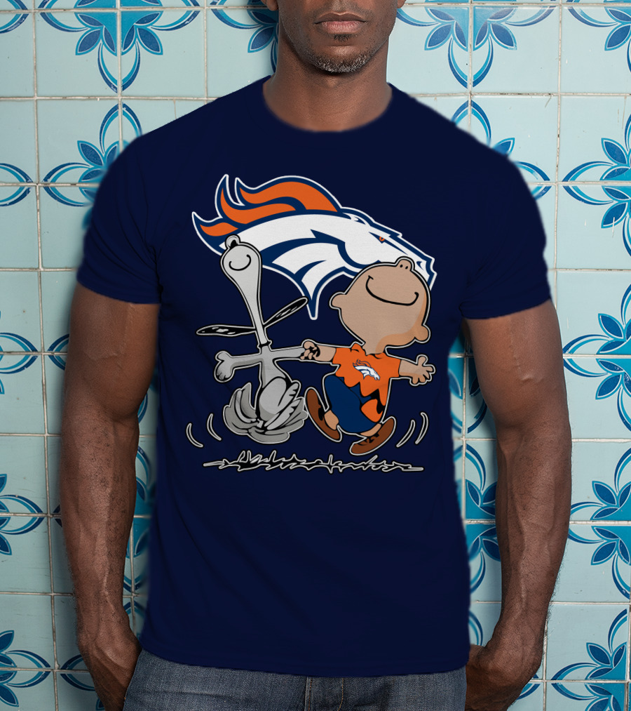 Denver Broncos Dancing Characters T-Shirt