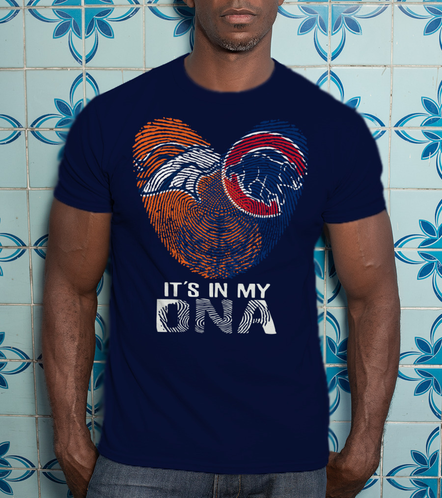 Denver Broncos It's In My Dna Fingerprint T-Shirt