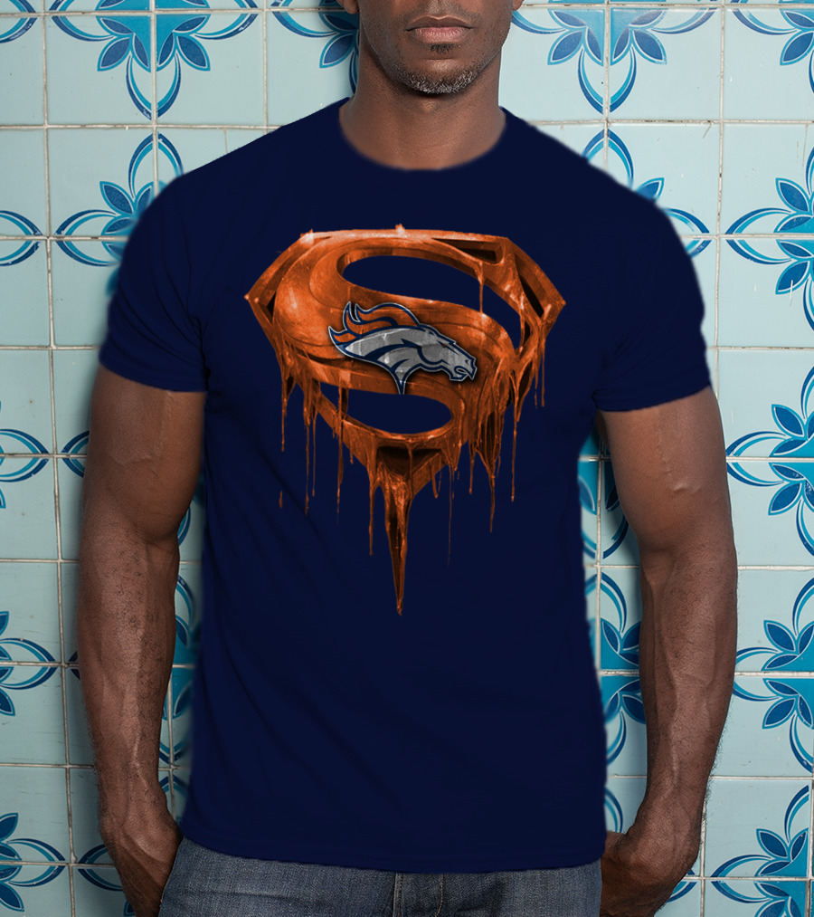Superman Denver Broncos Fusion T-Shirt