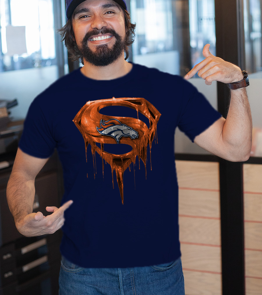 Superman Denver Broncos Fusion T-Shirt
