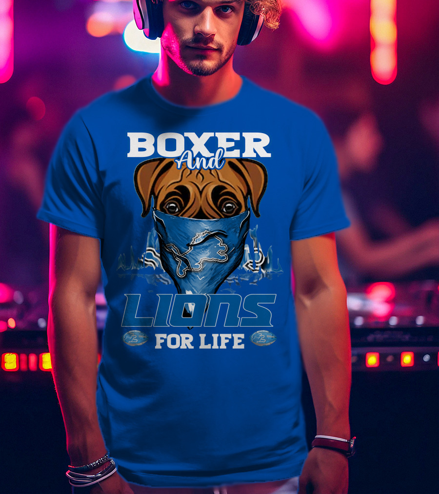 Boxer And Lions For Life T-Shirt