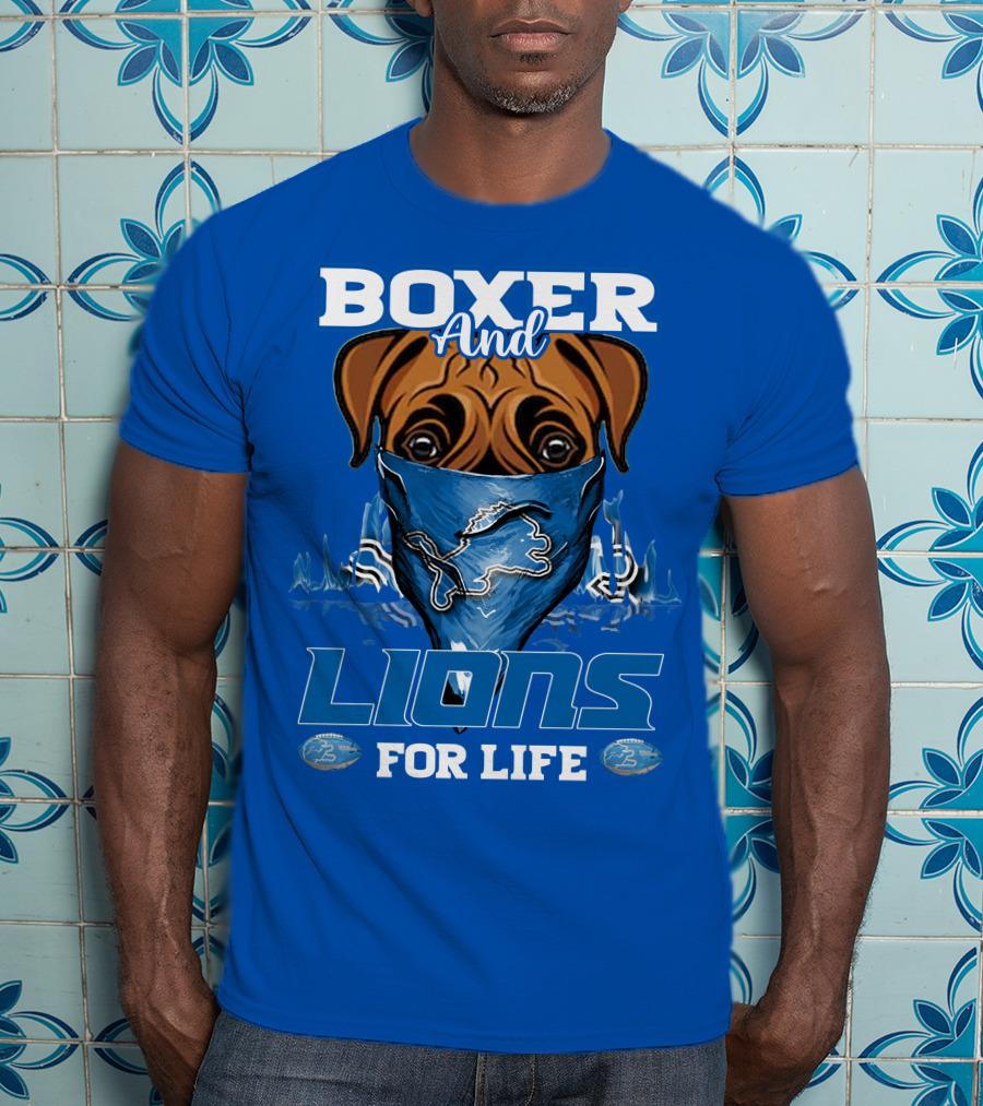 Boxer And Lions For Life T-Shirt