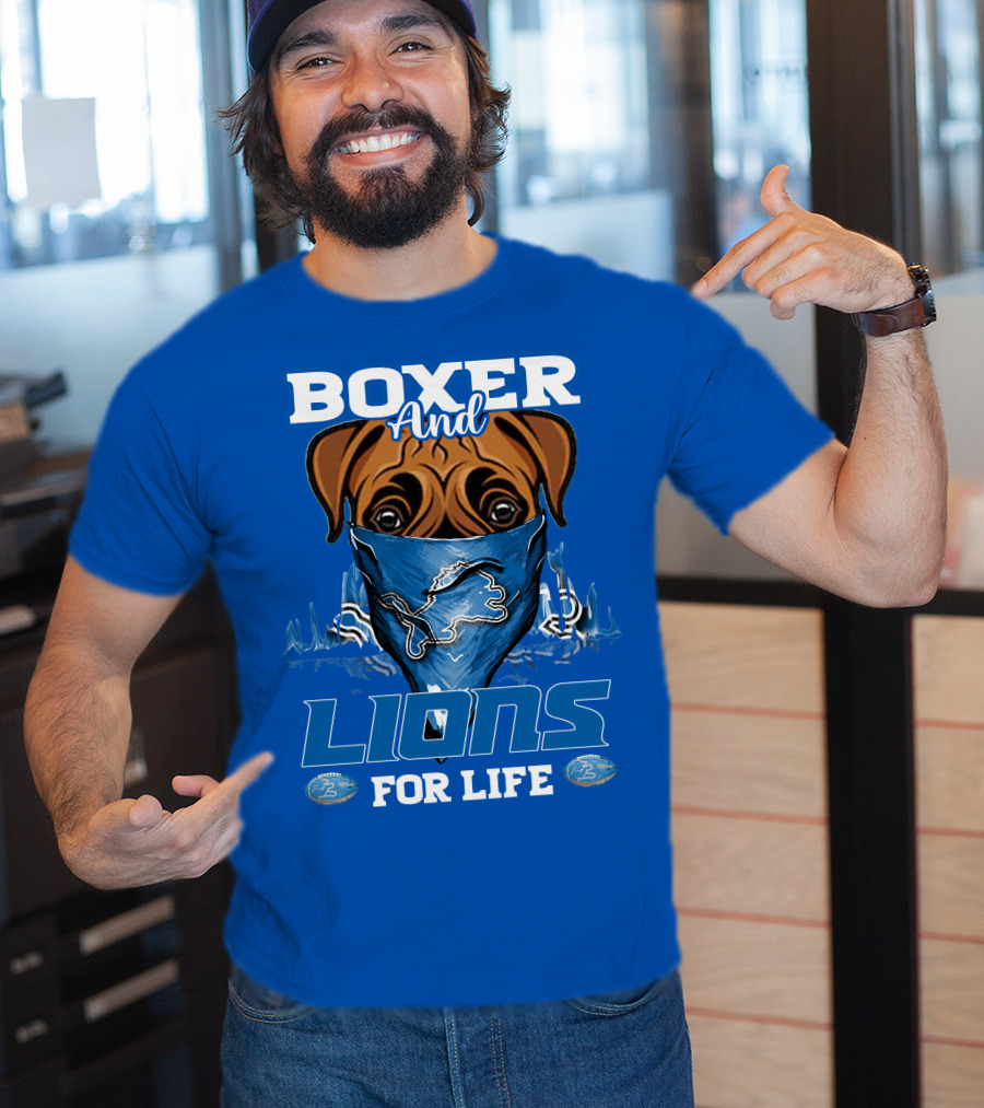 Boxer And Lions For Life T-Shirt