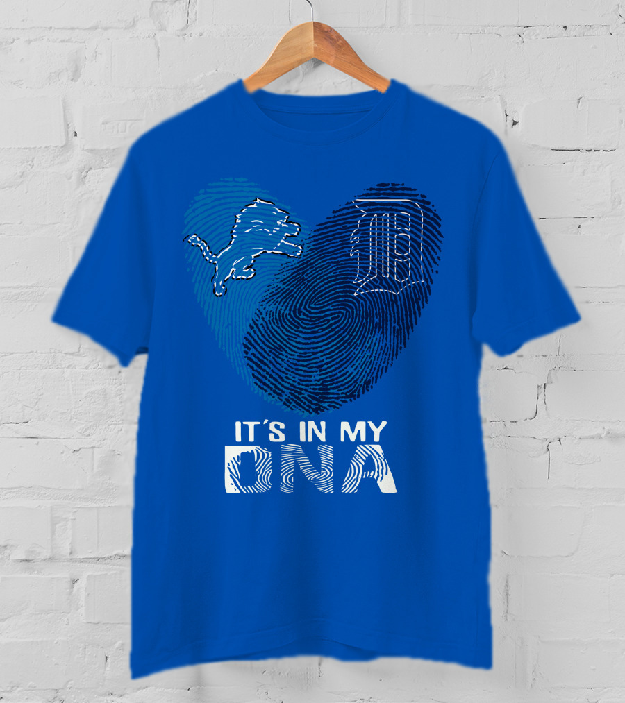 Detroit Lions Heart It's In My Dna T-Shirt