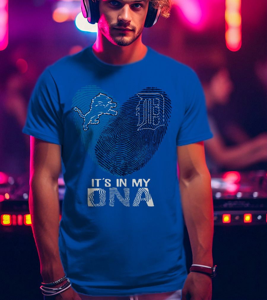 Detroit Lions Heart It's In My Dna T-Shirt