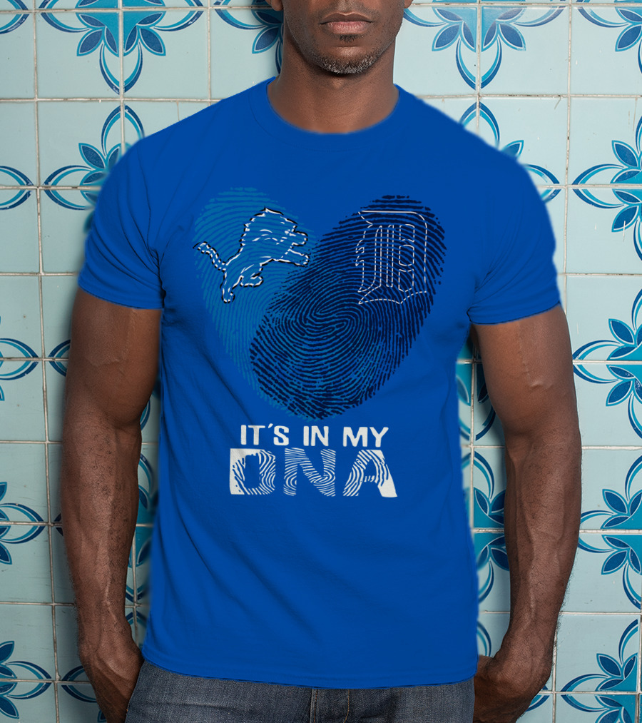 Detroit Lions Heart It's In My Dna T-Shirt