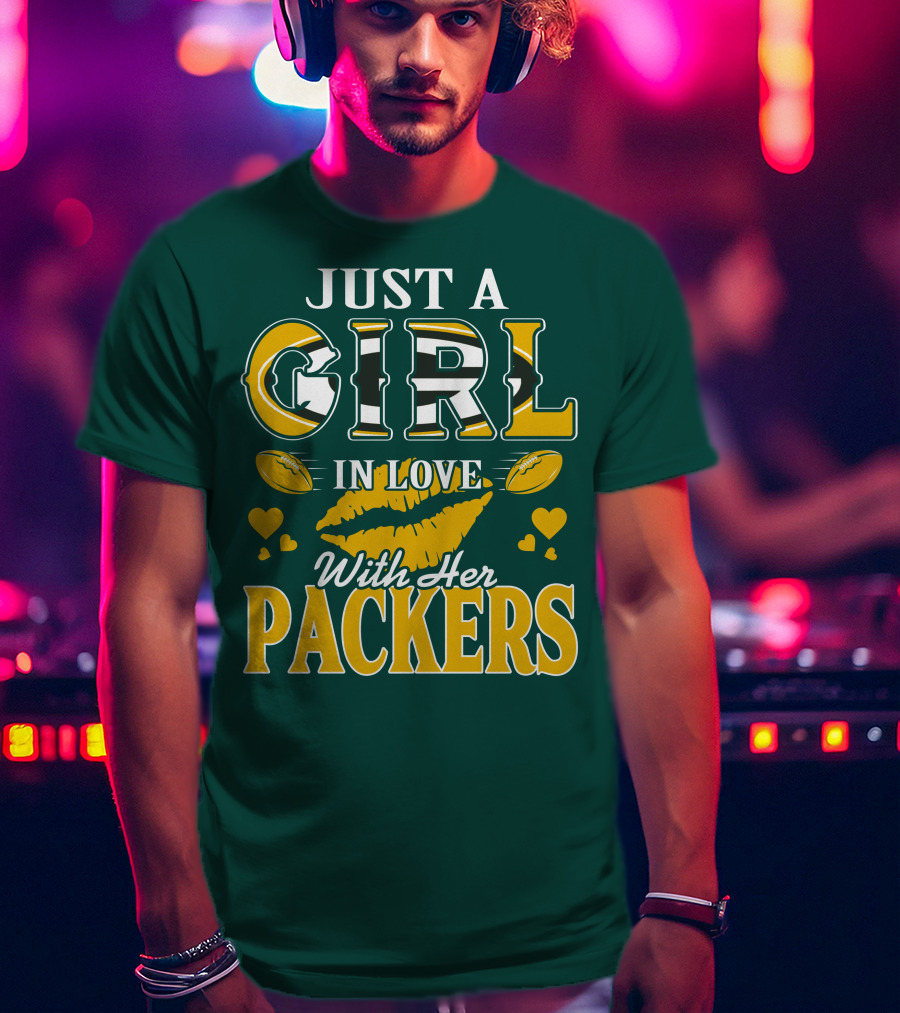 Just A Girl In Love With Her Packers T-Shirt