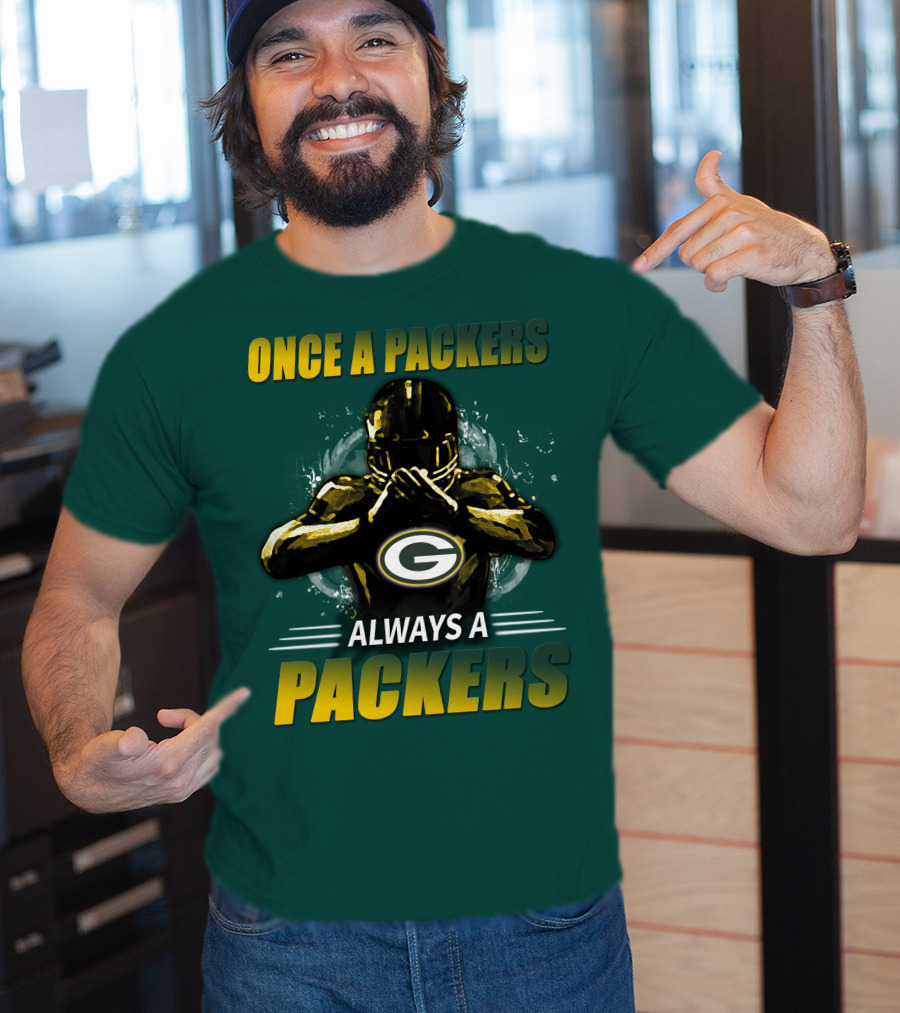 Once A Packers Always A Packers Green Bay Packers 38 T-Shirt