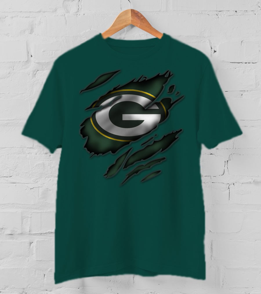 Green Bay Packers Iconic G Logo Tear-Away T-Shirt