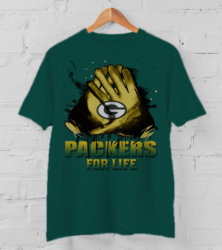 Packers For Life Green Bay Packers T-Shirt