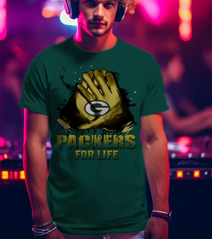 Packers For Life Green Bay Packers T-Shirt